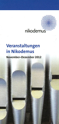 Flyer Nacht und Nebel at Nicodemus Church Berlin 2012